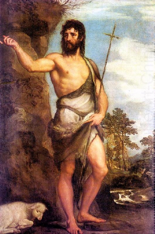 TIZIANO Vecellio St. John the Baptist er china oil painting image